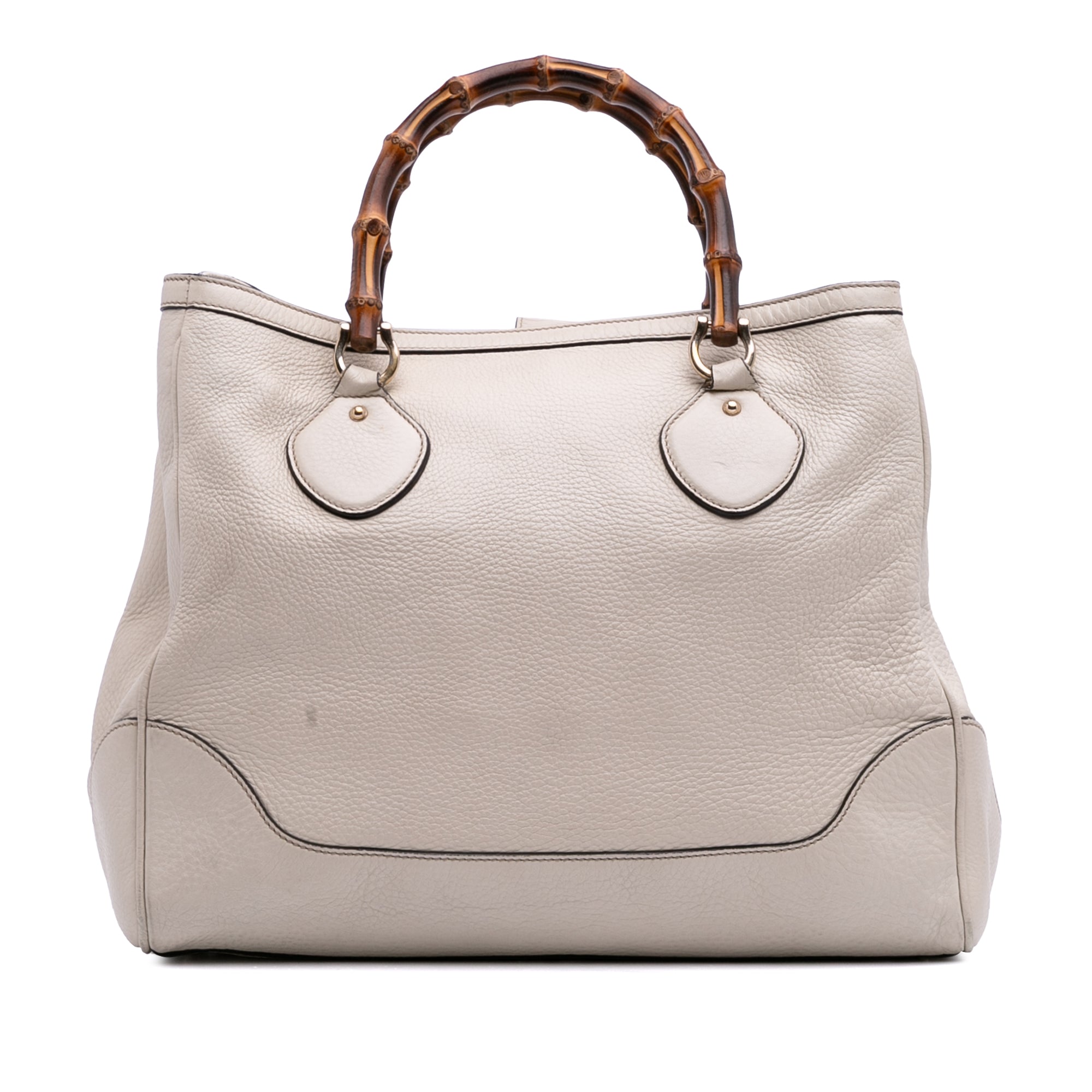 Medium Leather Bamboo Diana Tote