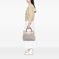 Medium Leather Bamboo Diana Tote