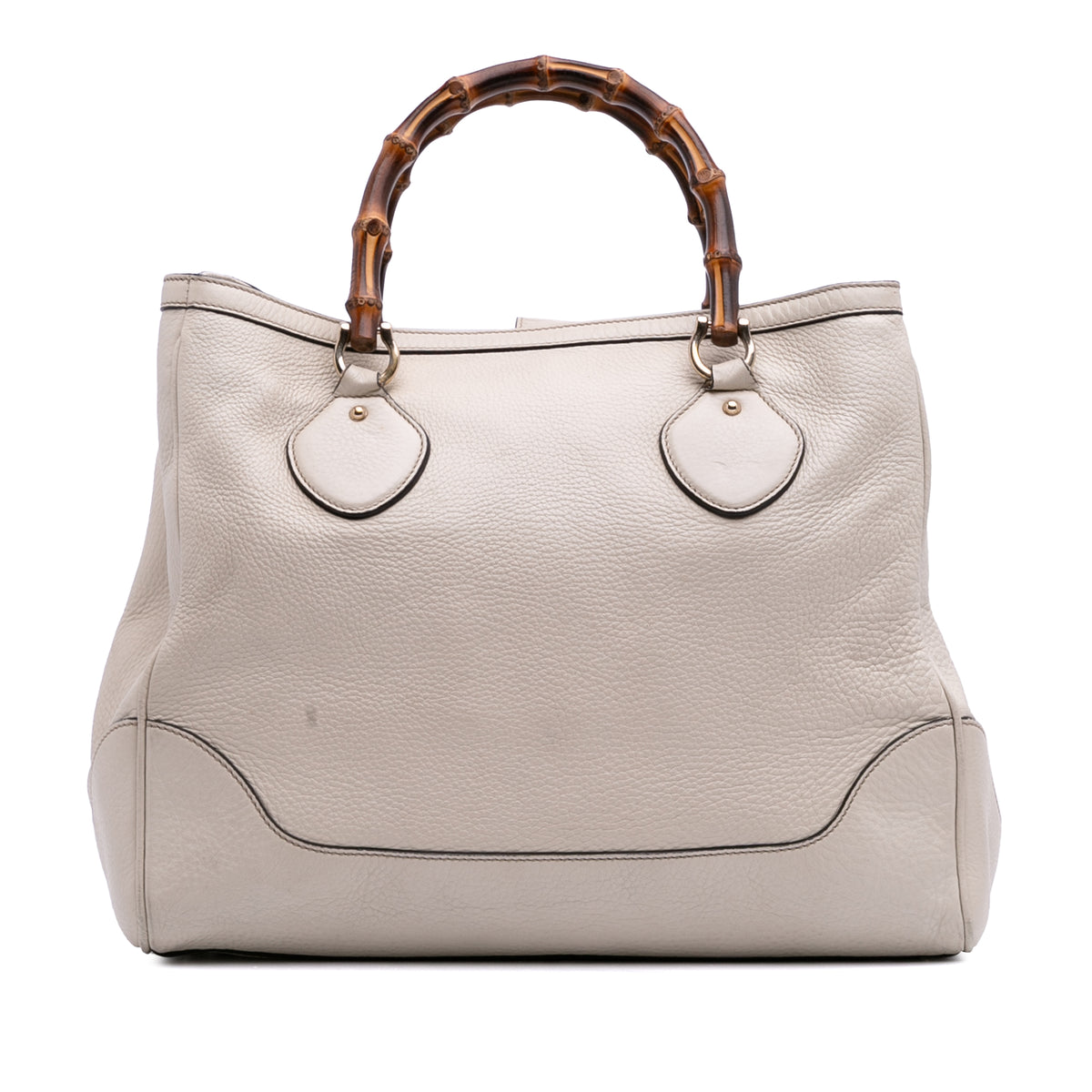 Medium Leather Bamboo Diana Tote
