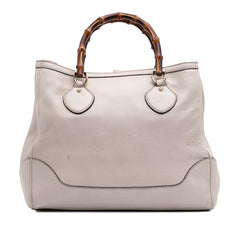 Medium Leather Bamboo Diana Tote