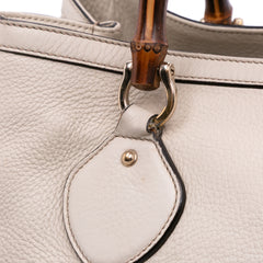 Medium Leather Bamboo Diana Tote