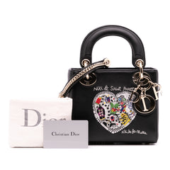 Niki De Saint Phalle Mini Calfskin Heart Lady Dior