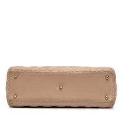 Large Lambskin Cannage Lady Dior
