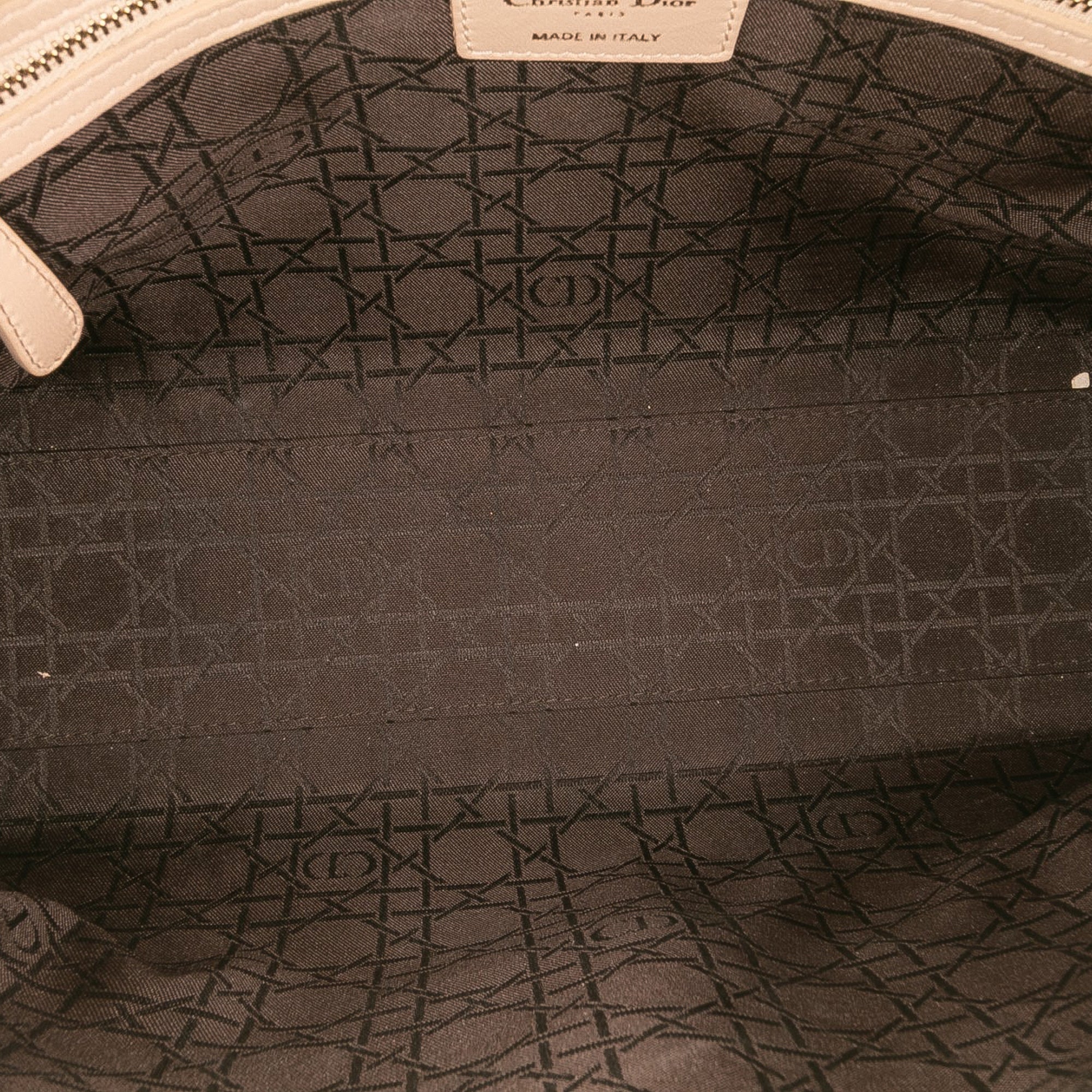 Large Lambskin Cannage Lady Dior