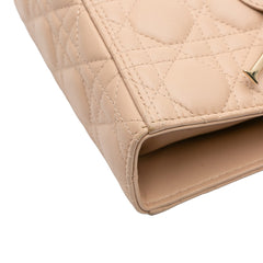 Large Lambskin Cannage Lady Dior