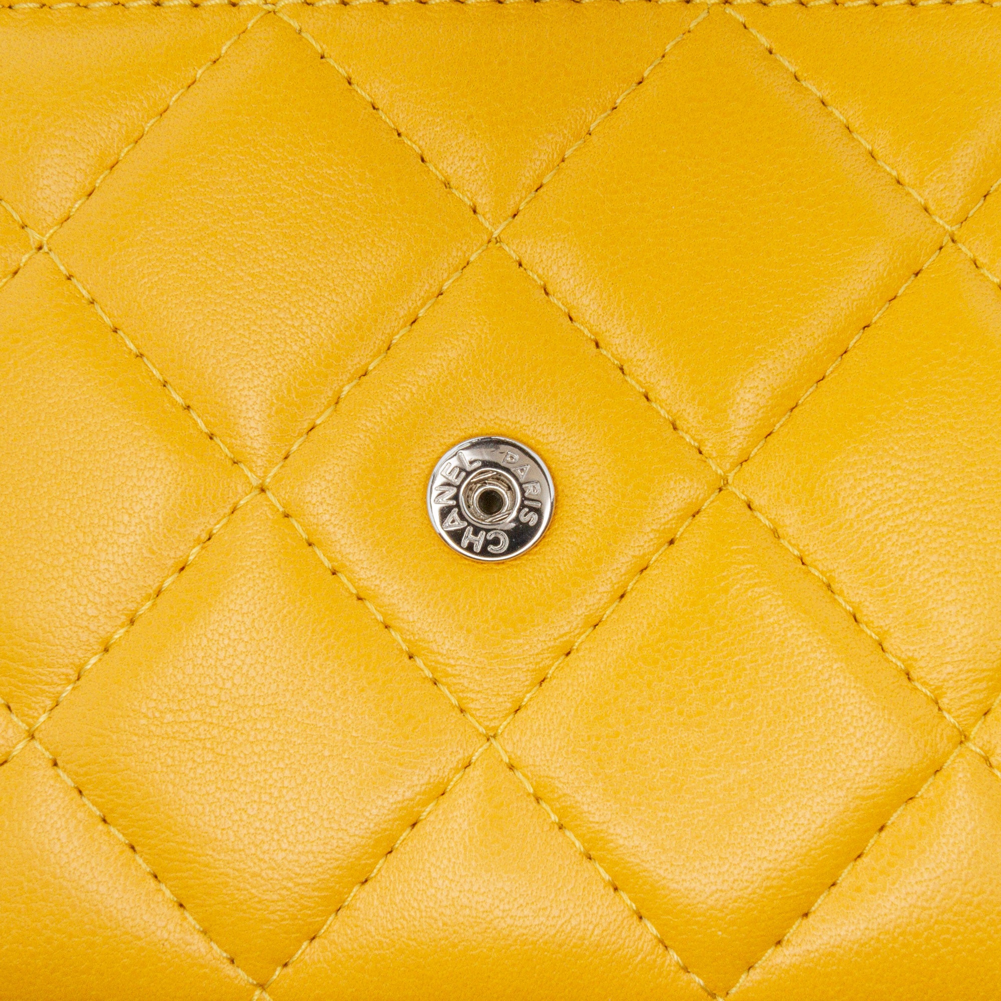 CC Quilted Lambskin Wallet On Chain