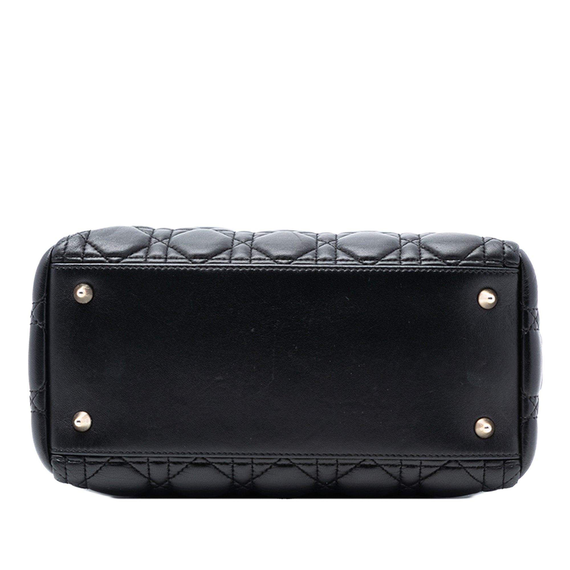 Medium Lambskin Cannage Lady Dior