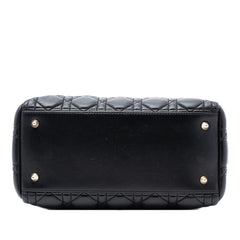Medium Lambskin Cannage Lady Dior