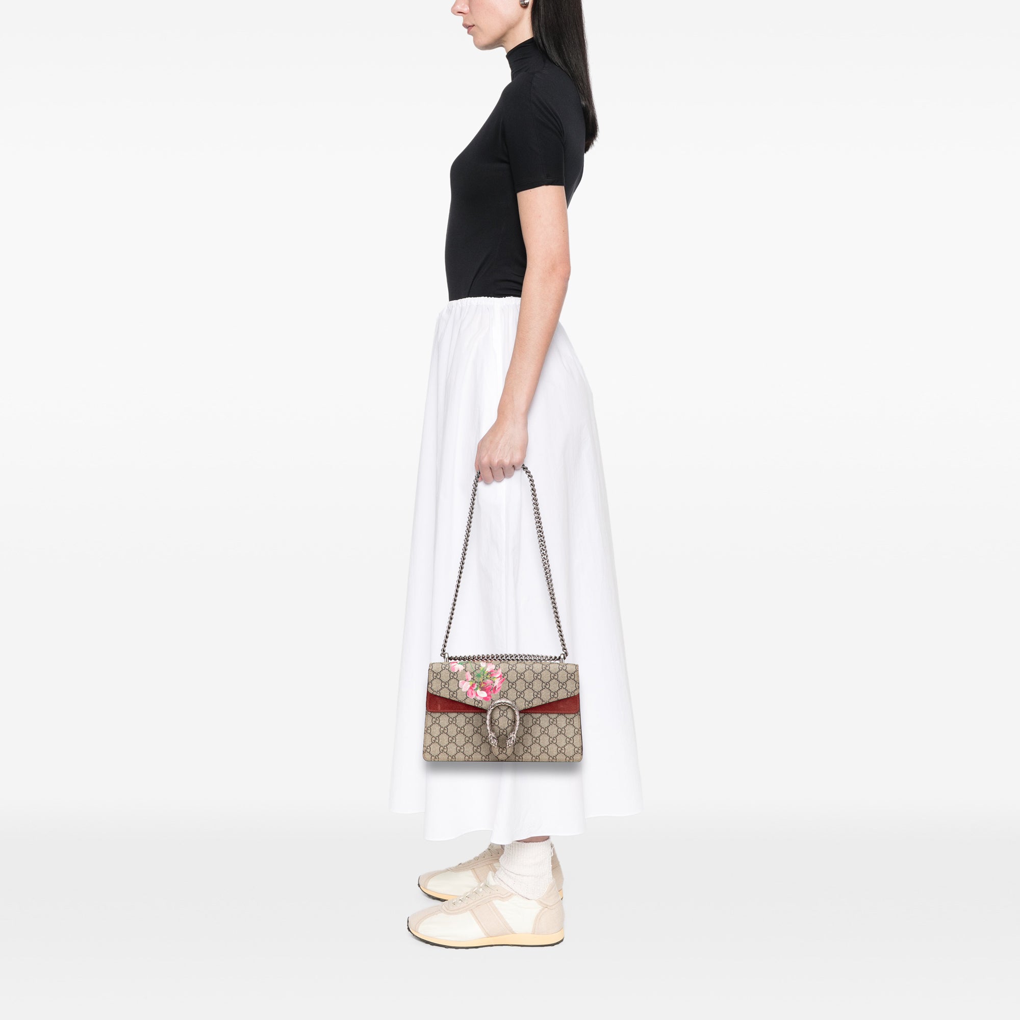 Small GG Supreme Blooms Dionysus Shoulder Bag