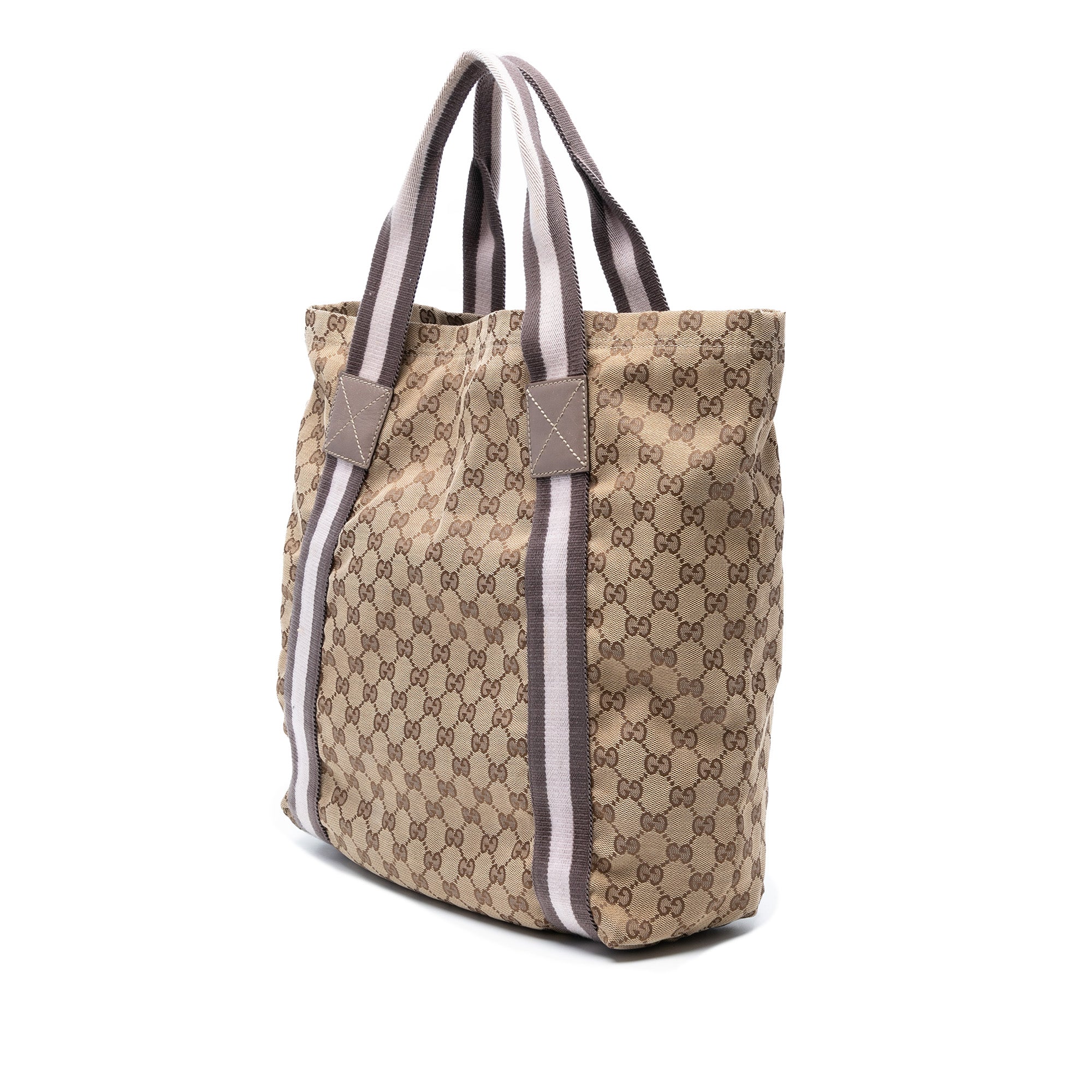 GG Canvas Web Tote