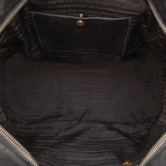 Glace Calf Studded Satchel