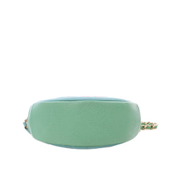 Tricolor Caviar CC Filigree Round Crossbody