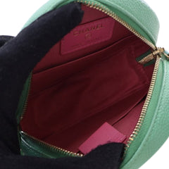 Tricolor Caviar CC Filigree Round Crossbody
