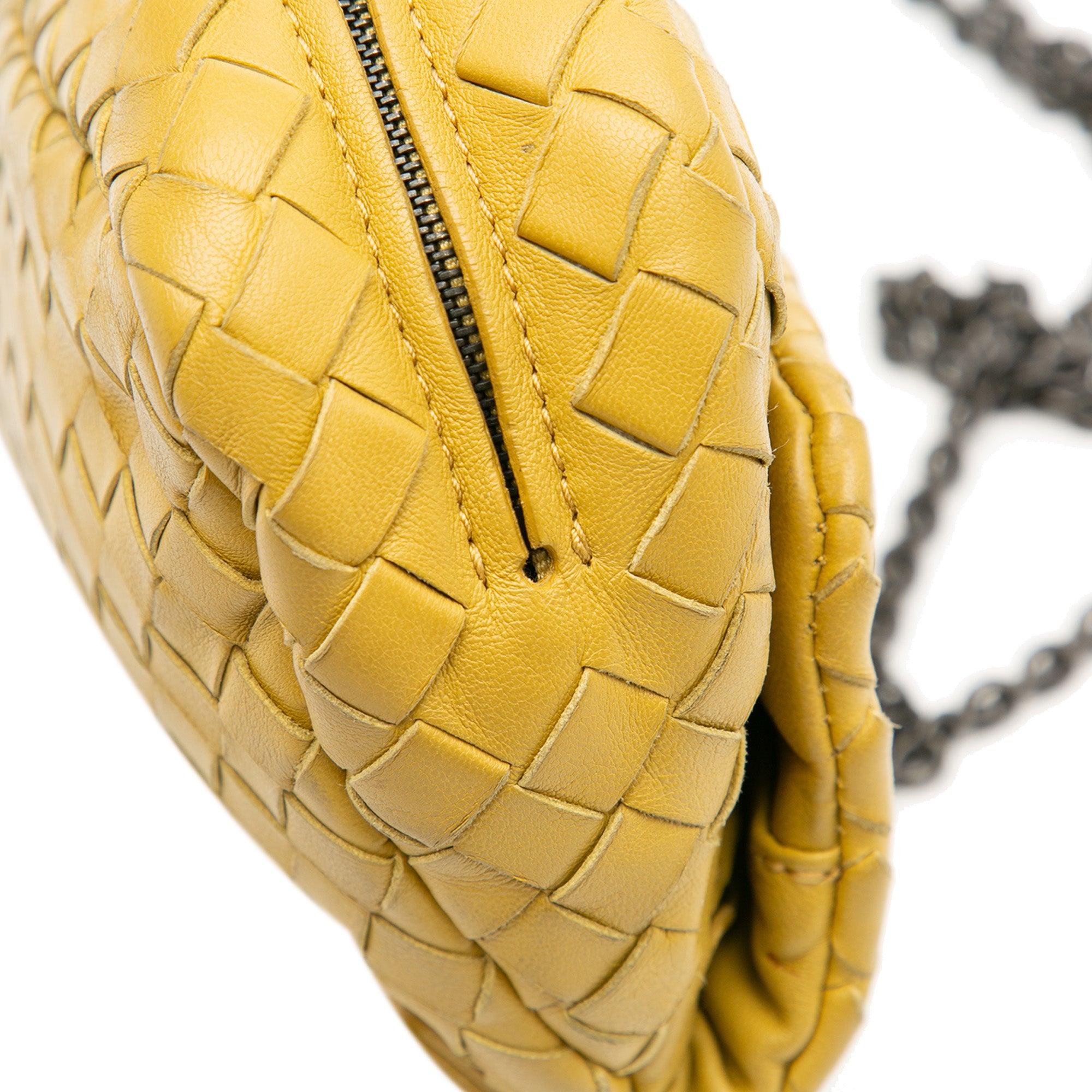 Mini Nappa Intrecciato Expandable Chain Flap Crossbody