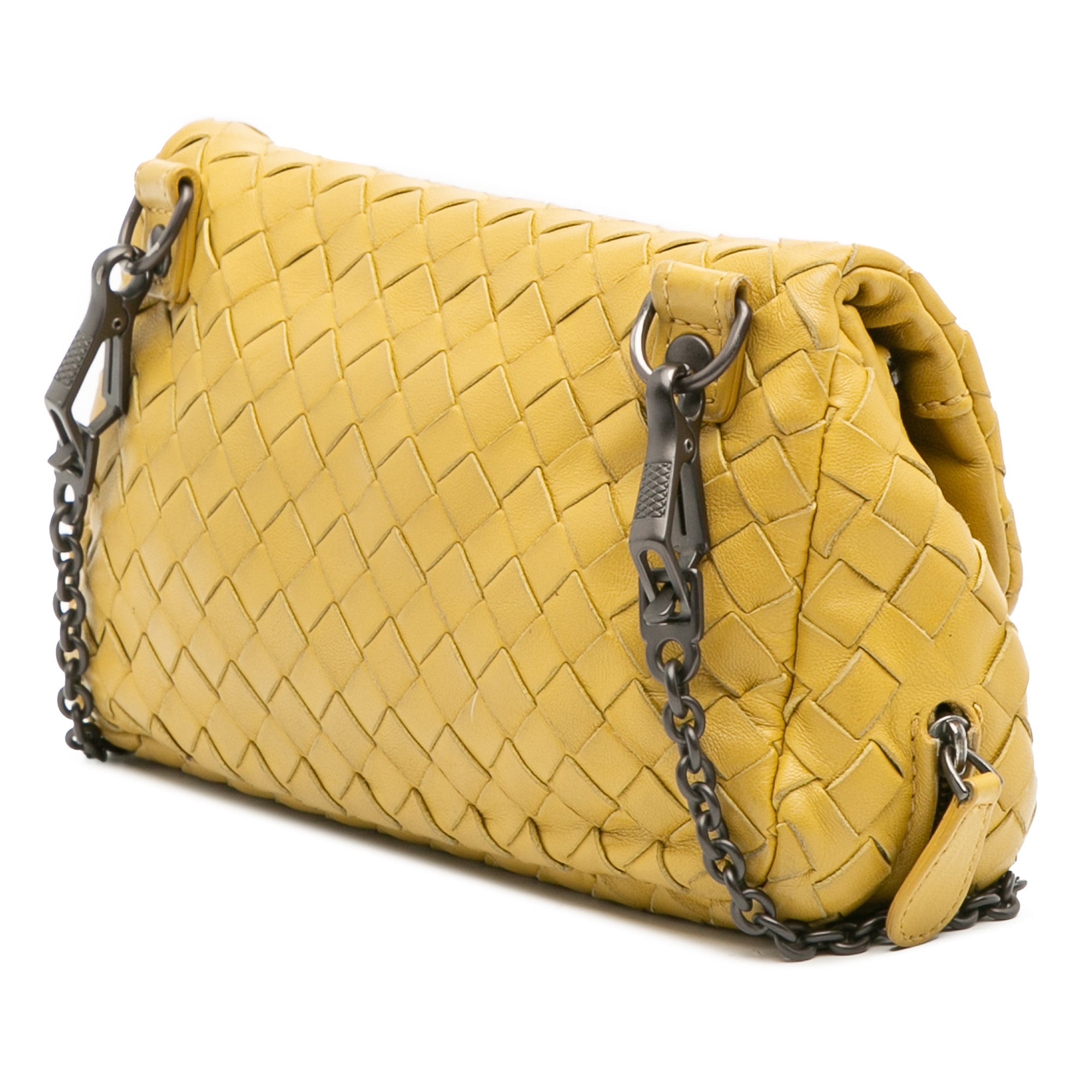 Mini Nappa Intrecciato Expandable Chain Flap Crossbody