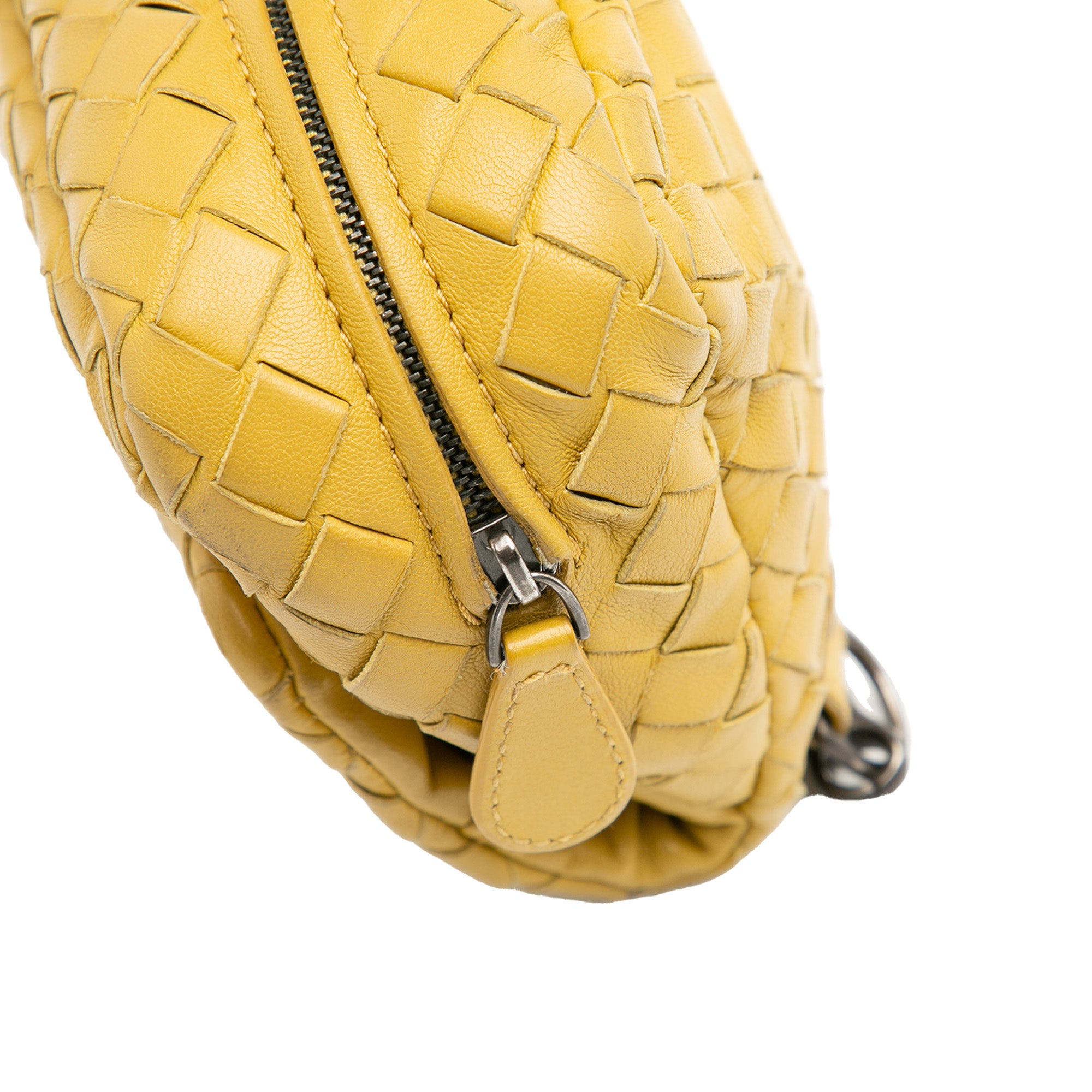 Mini Nappa Intrecciato Expandable Chain Flap Crossbody