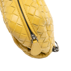 Mini Nappa Intrecciato Expandable Chain Flap Crossbody