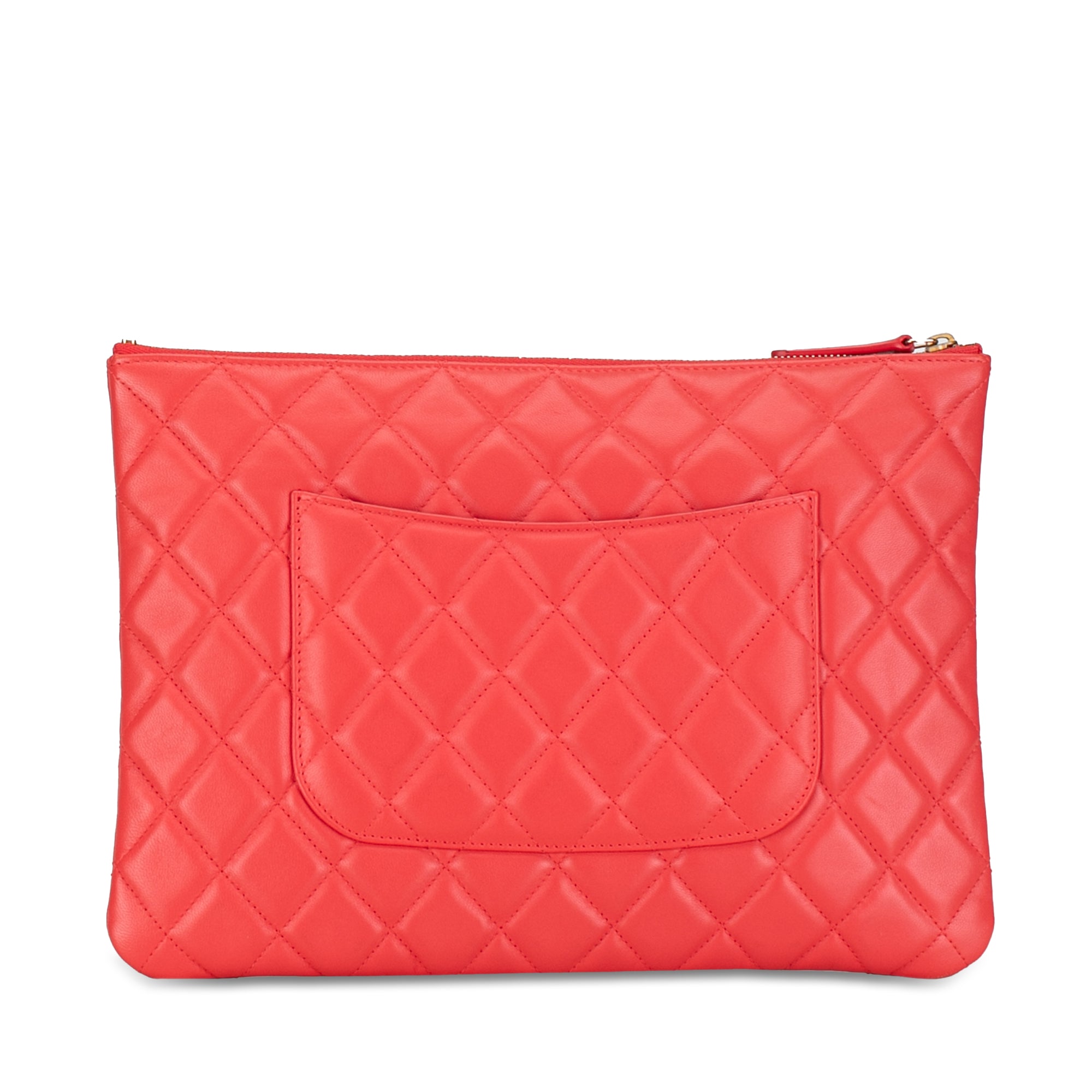 Medium Quilted Lambskin O Case Clutch_2