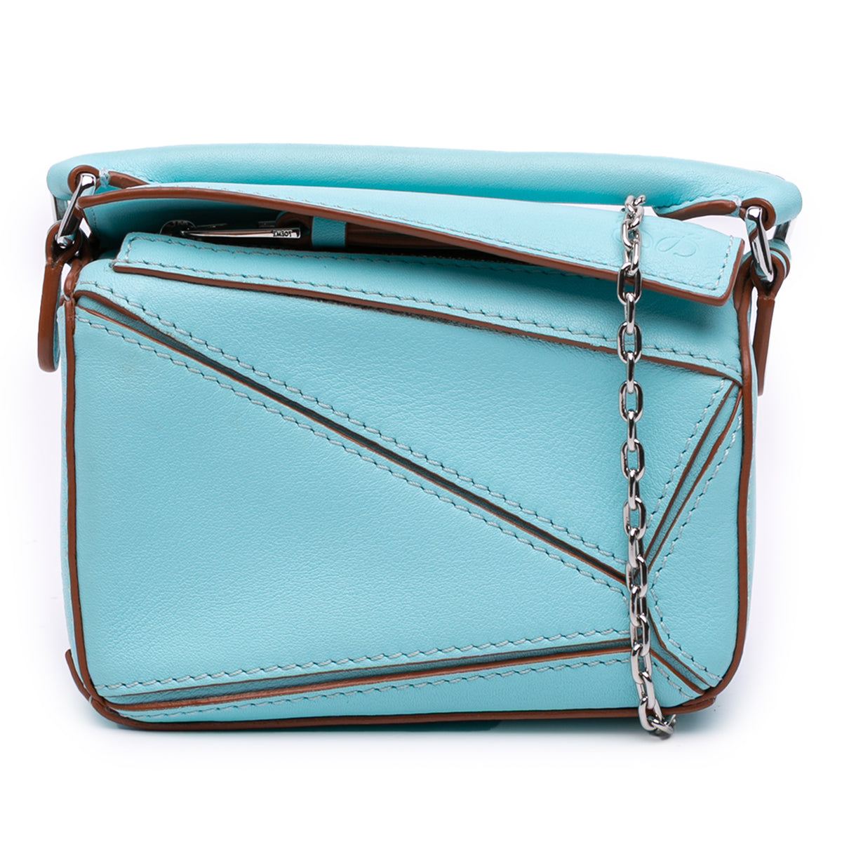 Nano Calfskin Puzzle Satchel