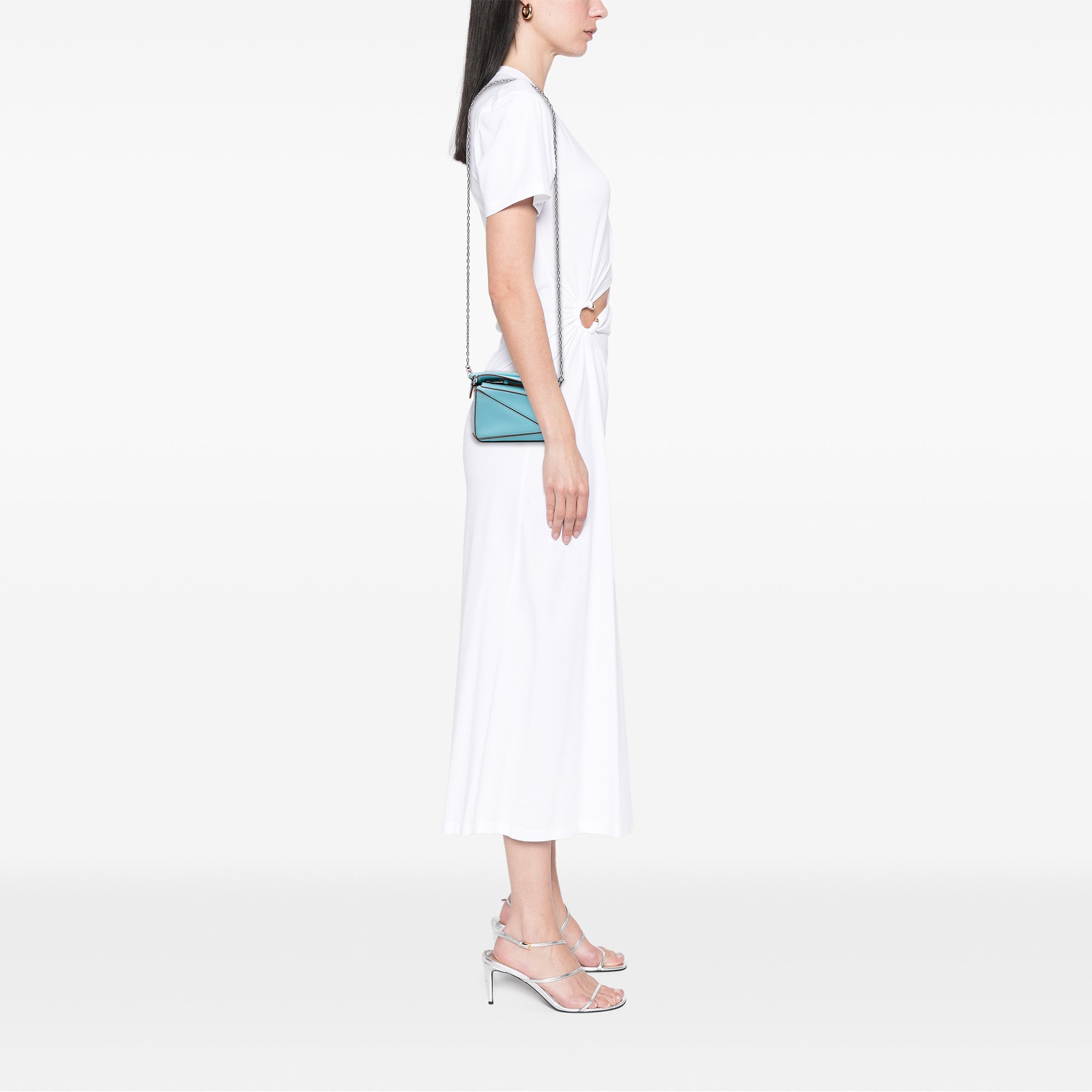 Nano Calfskin Puzzle Satchel