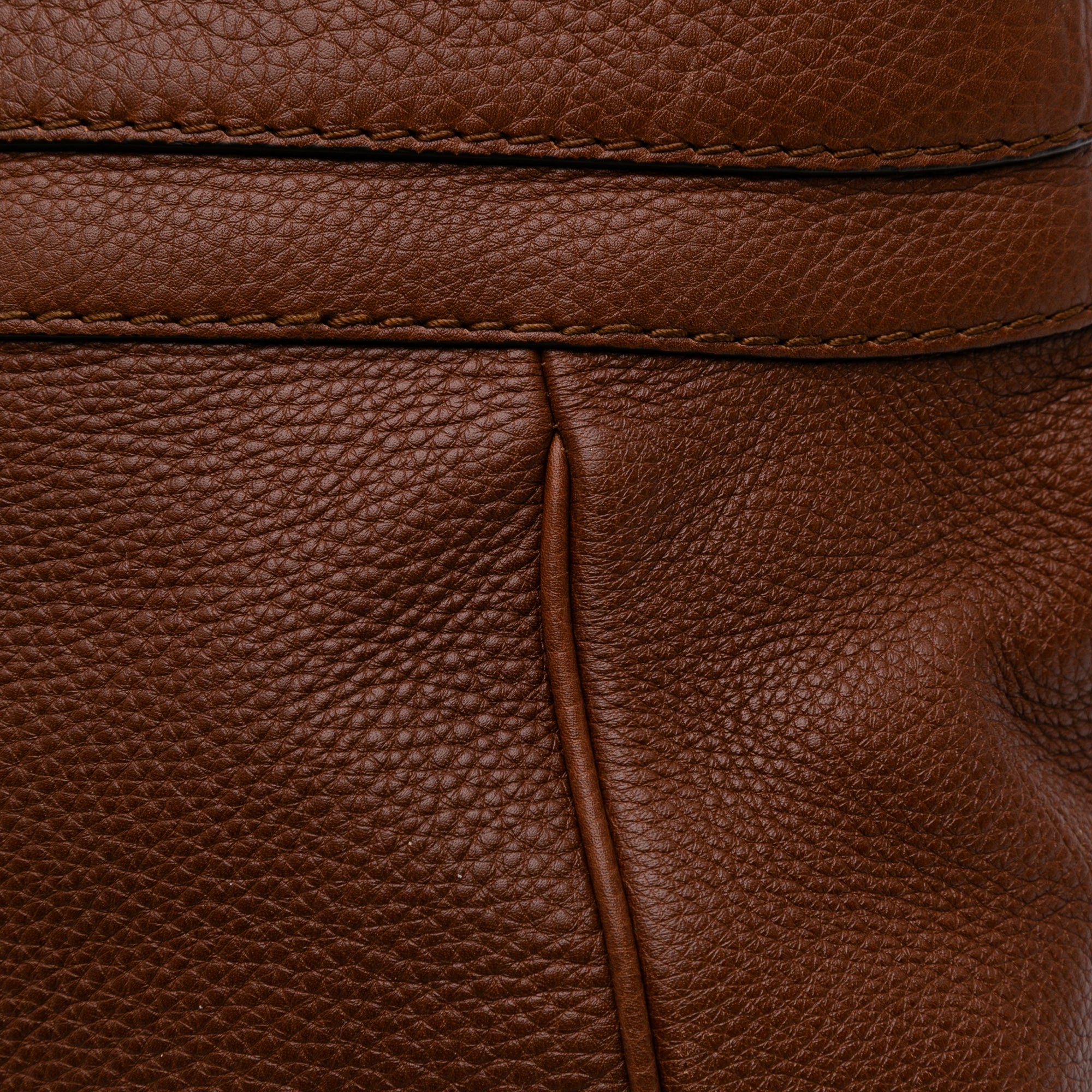 Medium Leather Ride Top Handle Bag