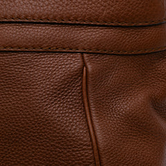 Medium Leather Ride Top Handle Bag