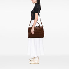 Medium Leather Ride Top Handle Bag