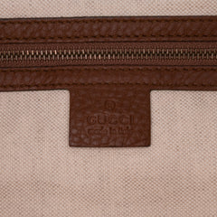 Medium Leather Ride Top Handle Bag