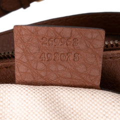 Medium Leather Ride Top Handle Bag