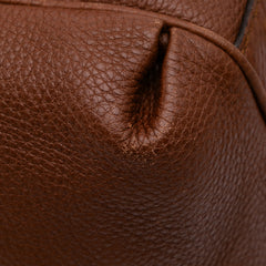Medium Leather Ride Top Handle Bag