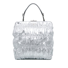 Gaufre Nappa Dressy Frame Top Bag_0