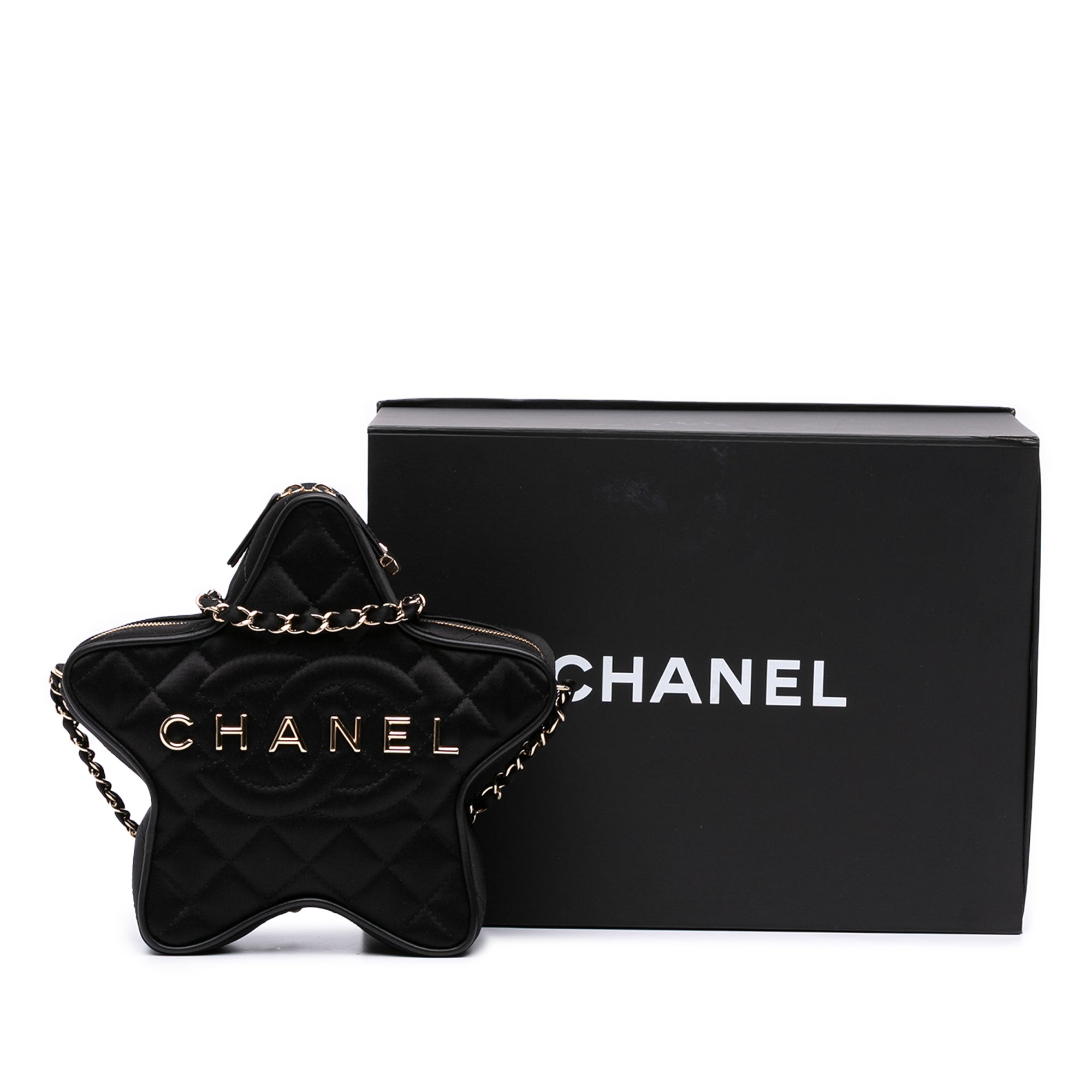 Quilted Satin Walk Of Fame Star Crossbody