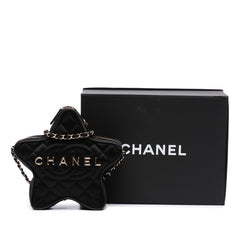Quilted Satin Walk Of Fame Star Crossbody