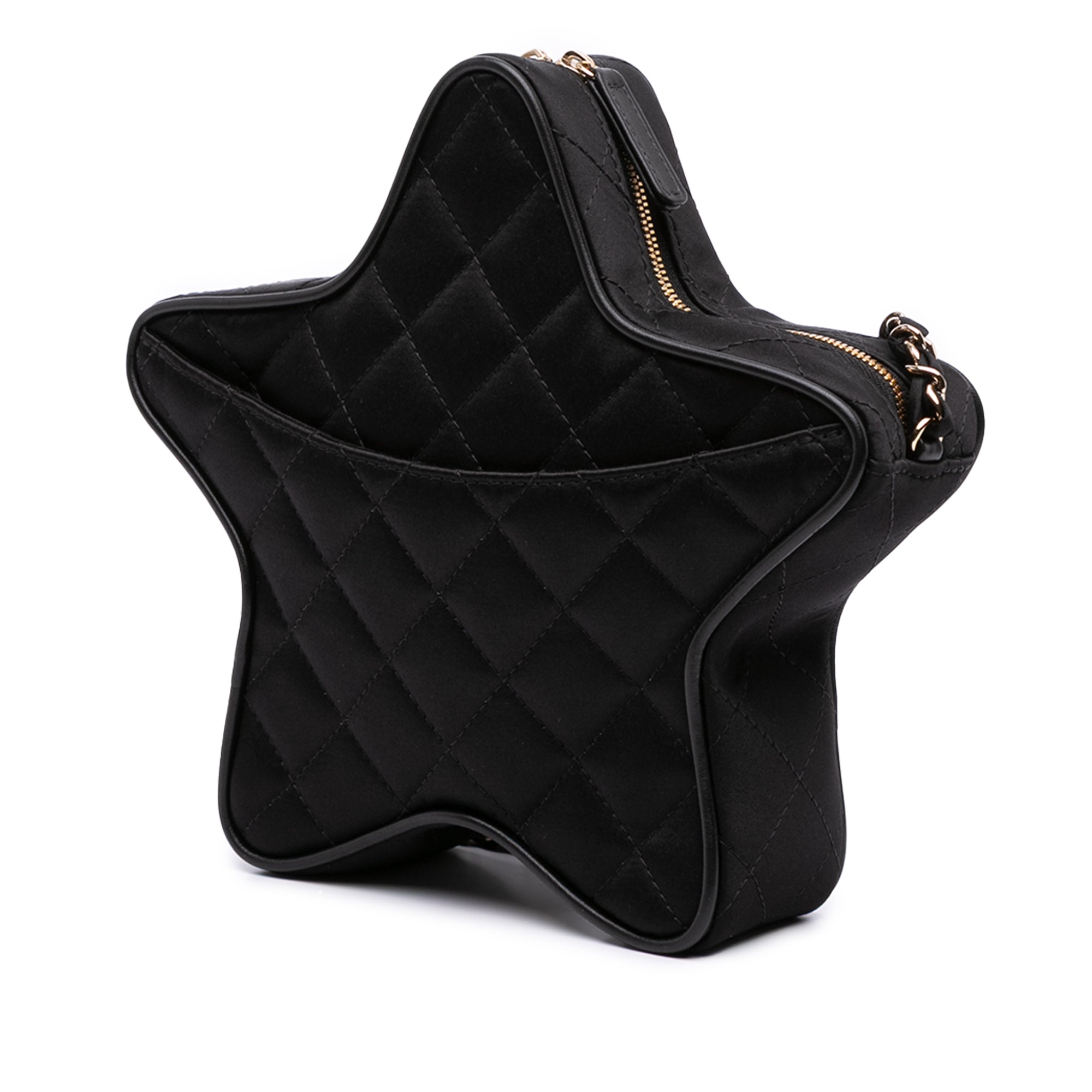 Quilted Satin Walk Of Fame Star Crossbody