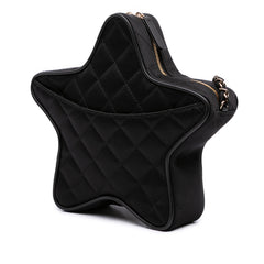 Quilted Satin Walk Of Fame Star Crossbody