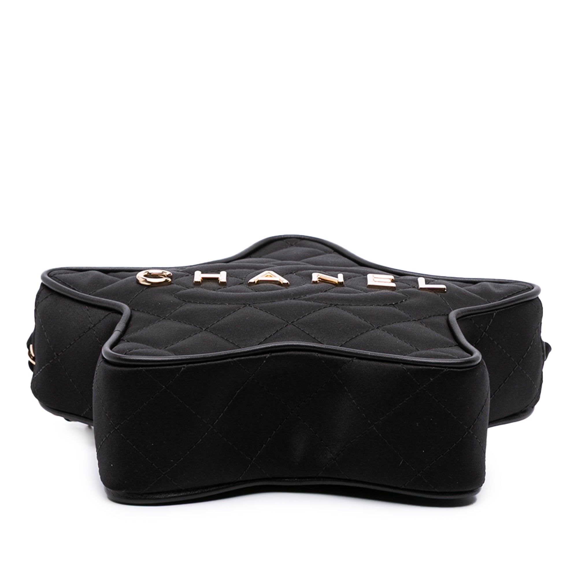 Quilted Satin Walk Of Fame Star Crossbody