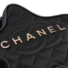 Quilted Satin Walk Of Fame Star Crossbody