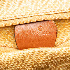 Leather Bamboo Drawstring Backpack