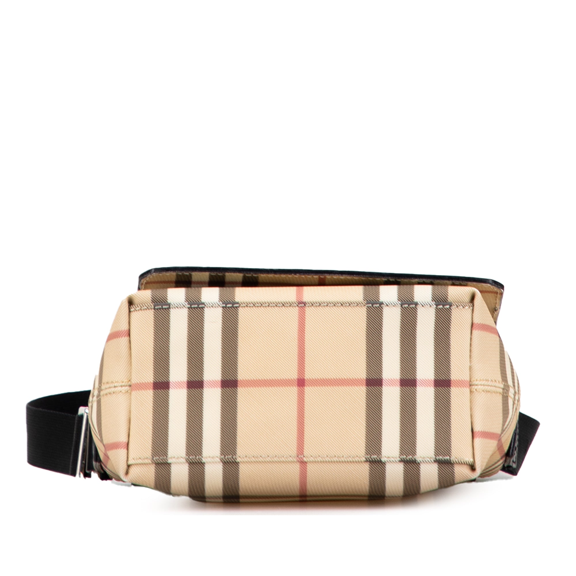 House Check Canvas Flap Crossbody