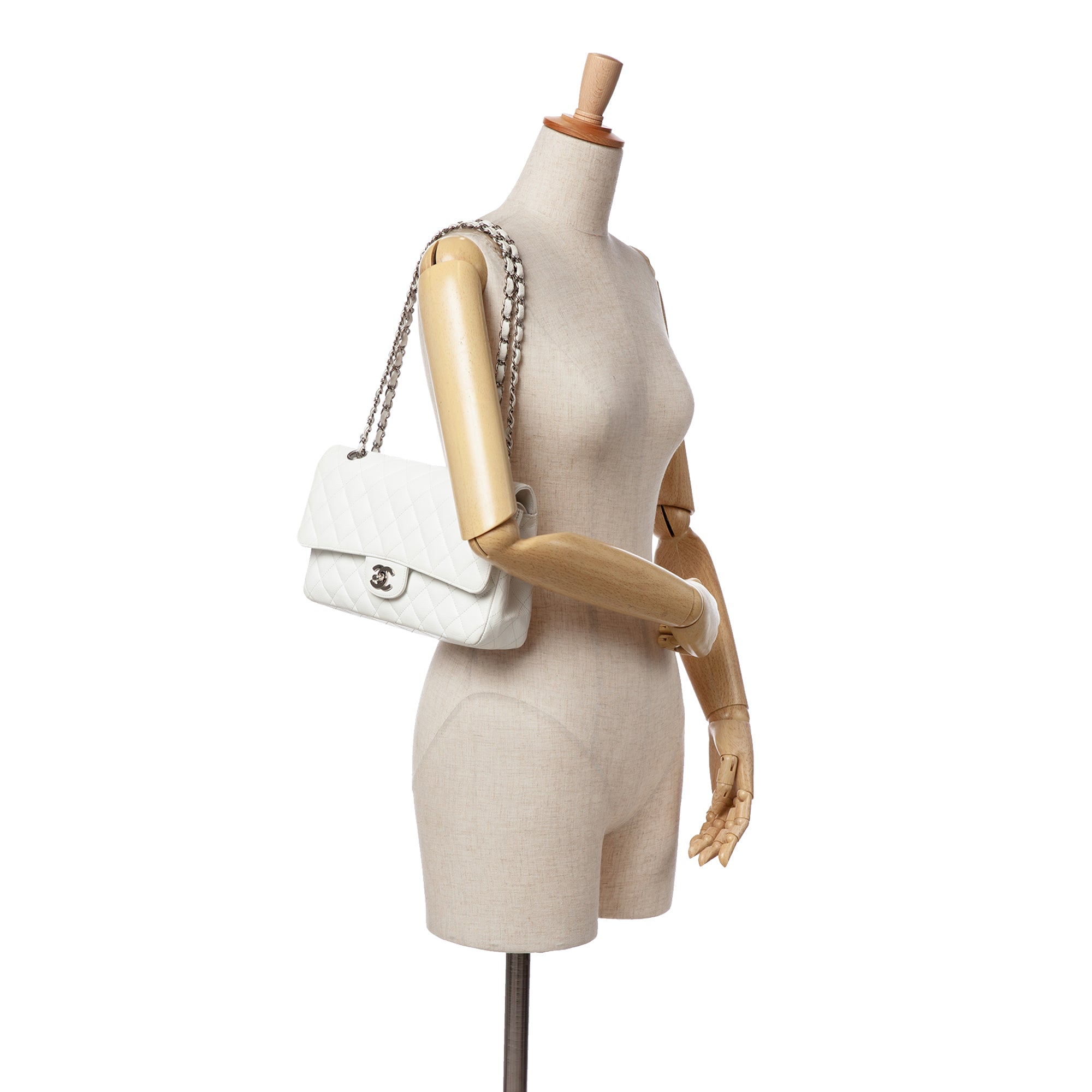 Medium Classic Caviar Double Flap