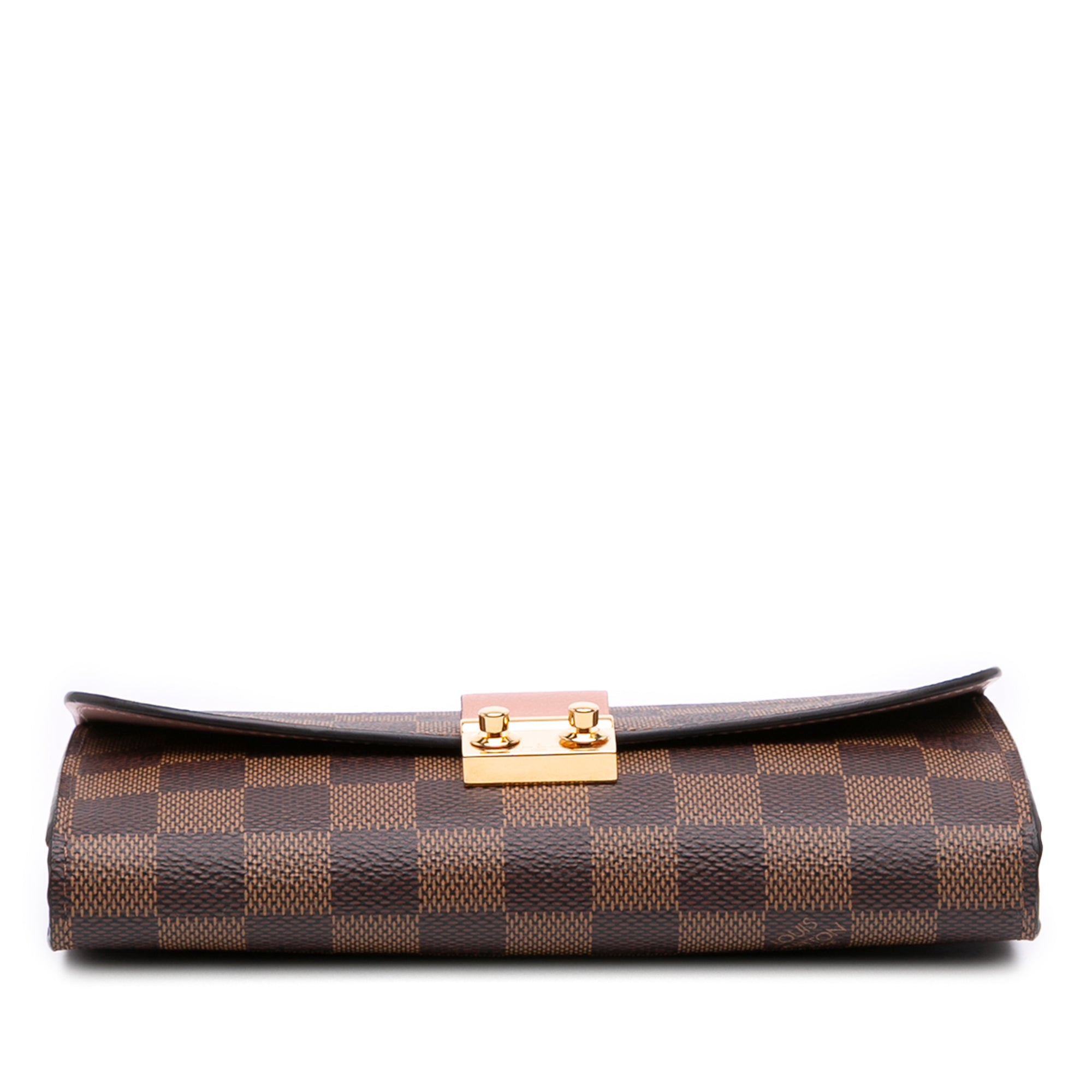 Damier Ebene Croisette Chain Wallet