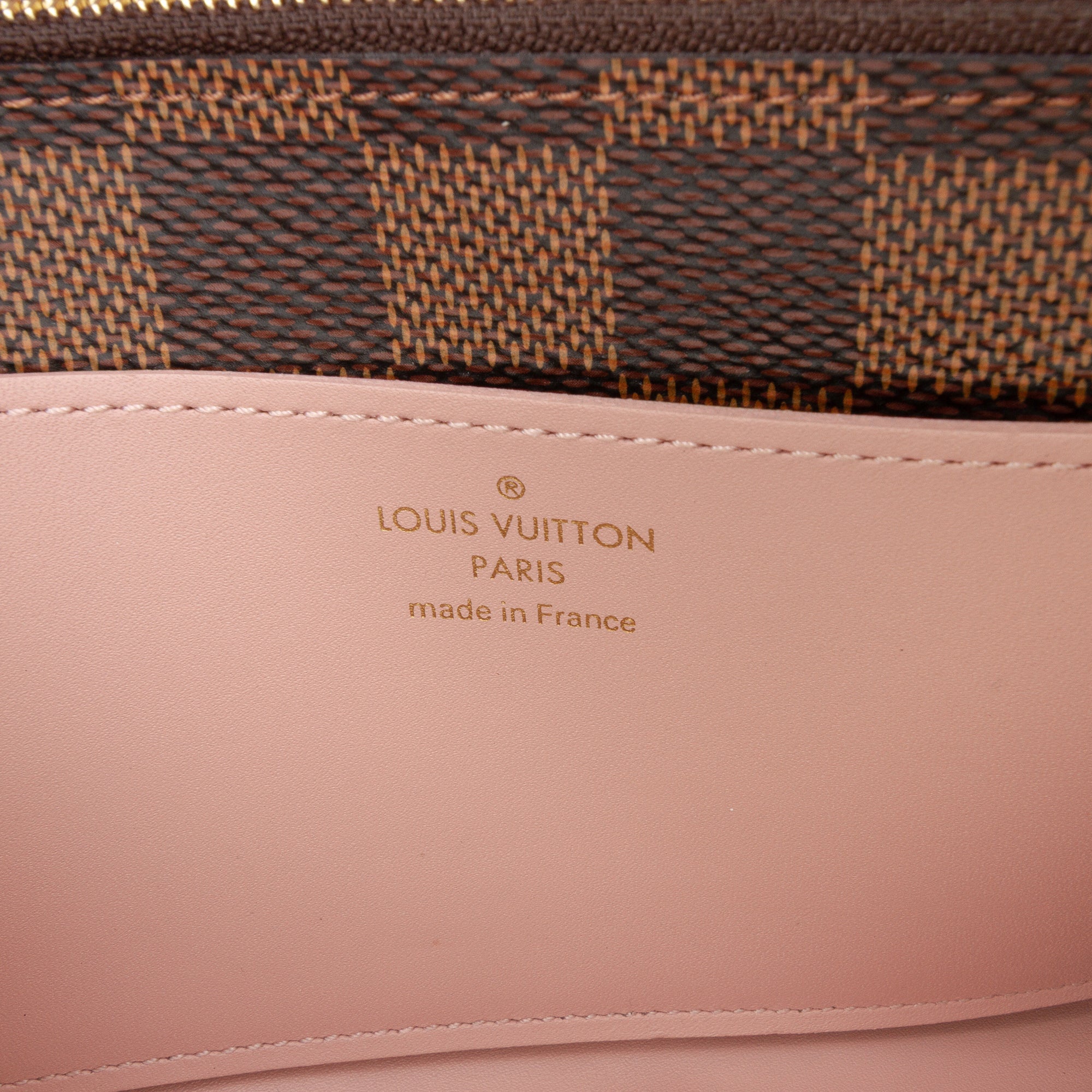 Damier Ebene Croisette Chain Wallet