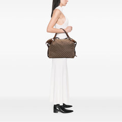 Large GG Canvas Bamboo Bar Tote