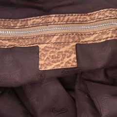 Large GG Canvas Bamboo Bar Tote