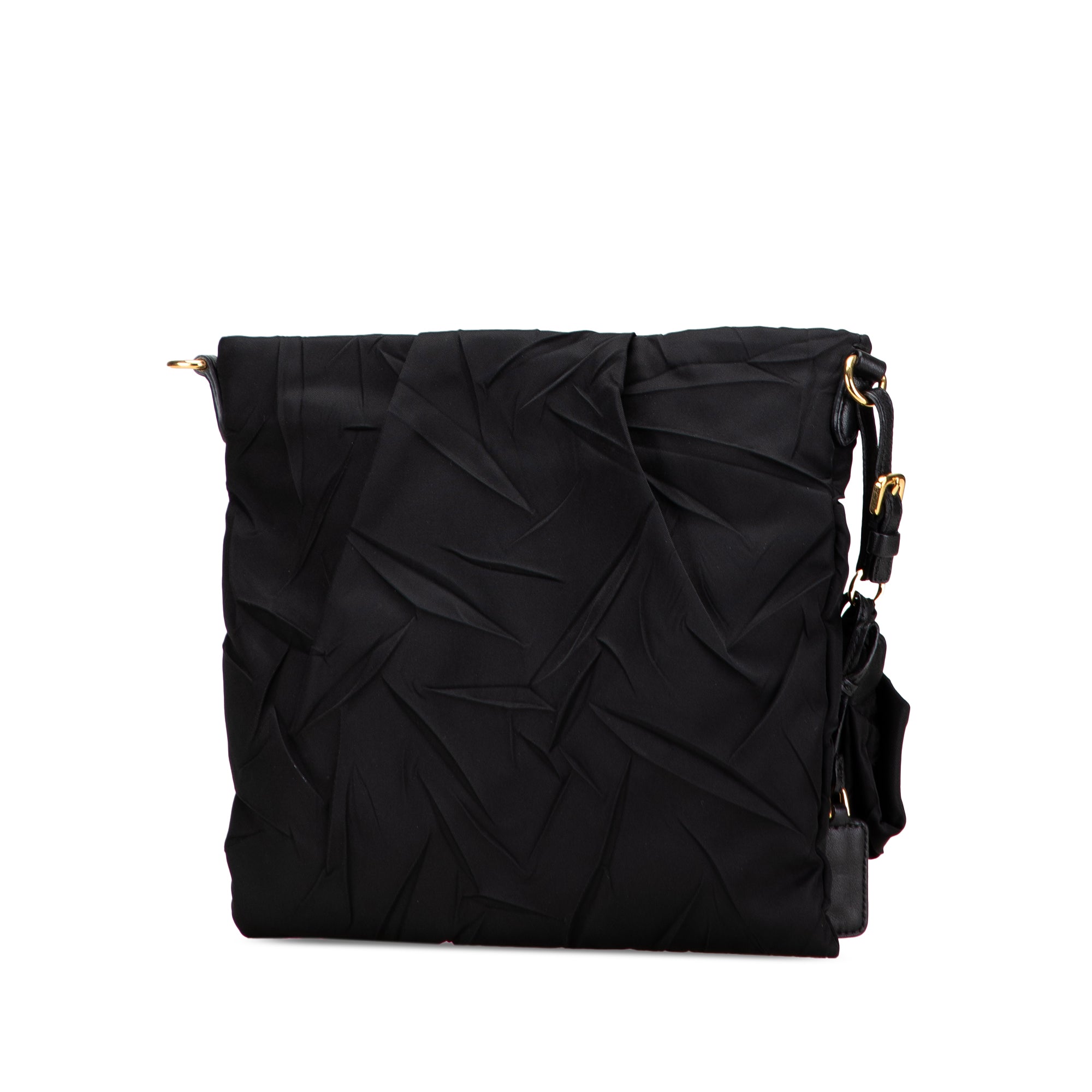 Tessuto Stropicciato Tassel Crossbody