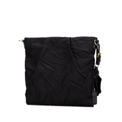 Tessuto Stropicciato Tassel Crossbody