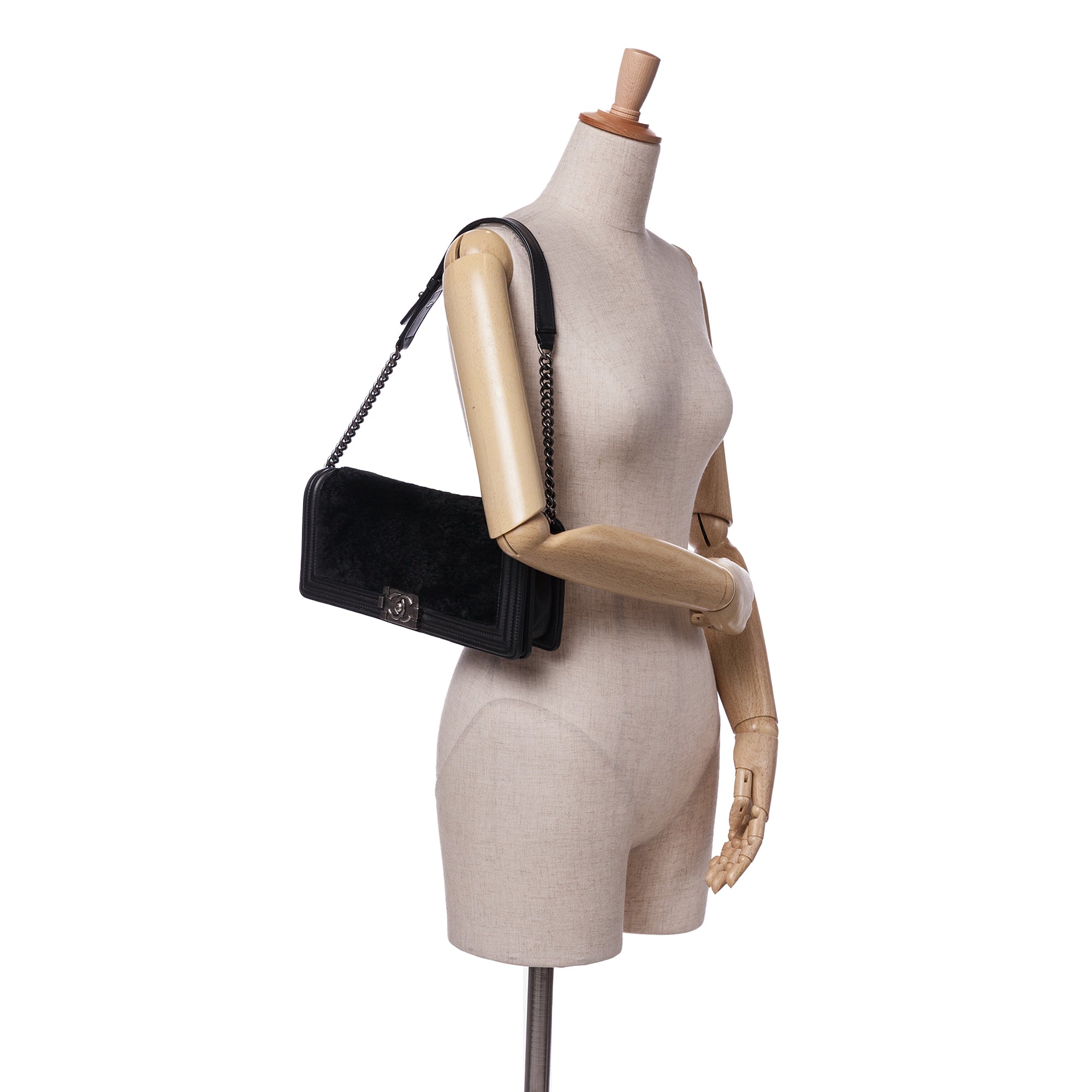 Shearling East West Boy Flap