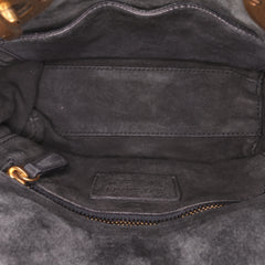 Mini Denim Cannage Studded Supple Lady Dior