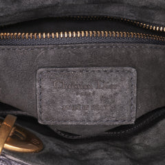 Mini Denim Cannage Studded Supple Lady Dior