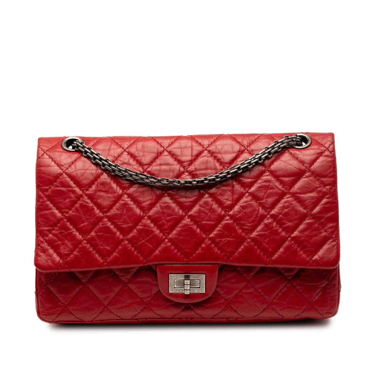 Quilted Aged Calfskin Reissue 2.55 Double Flap 226